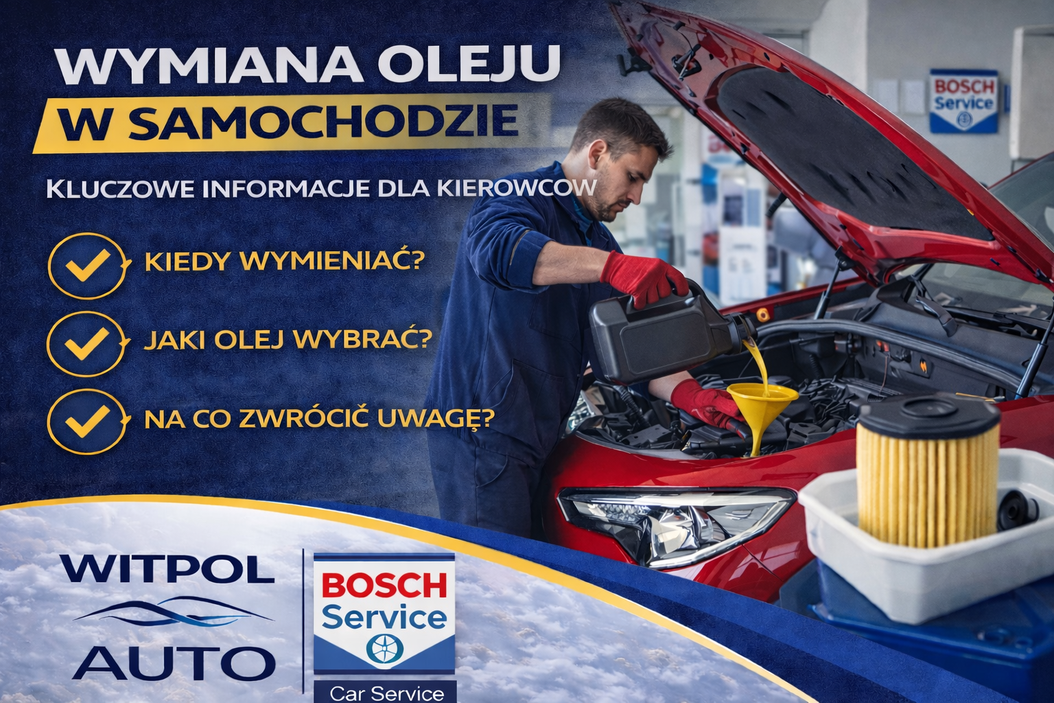 Serwis olejowy w okolicach Pszczyny – co naprawdę warto wymienić? | Witpol Auto