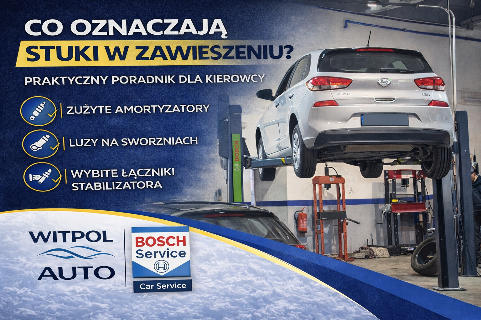 Co oznaczają stuki w zawieszeniu? Praktyczny poradnik dla kierowcy | Witpol Auto